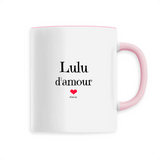 Mug - Lulu d'amour - 6 Coloris - Cadeau Original & Tendre - Cadeau Personnalisable - Cadeaux-Positifs.com -Unique-Rose-