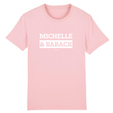 T-Shirt Premium - Michelle & Barack - Coton Bio - 12 Coloris - Mythique - Cadeau Personnalisable - Cadeaux-Positifs.com -XS-Bordeaux-