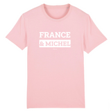 T-Shirt Premium - France & Michel - Coton Bio - 12 Coloris - Mythique - Cadeau Personnalisable - Cadeaux-Positifs.com -XS-Indigo-