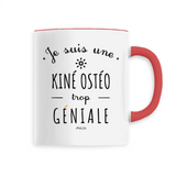 Mug - Une Kiné Ostéo trop Géniale - 6 Coloris - Cadeau Original - Cadeau Personnalisable - Cadeaux-Positifs.com -Unique-Blanc-