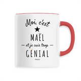 Mug - Maël est trop Génial - 6 Coloris - Cadeau Original - Cadeau Personnalisable - Cadeaux-Positifs.com -Unique-Blanc-