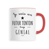 Mug - Un Futur Tonton trop Génial - 6 Coloris - Cadeau Original - Cadeau Personnalisable - Cadeaux-Positifs.com -Unique-Blanc-