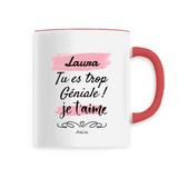 Mug - Laura je t'aime - 6 Coloris - Cadeau Tendre & Original - Cadeau Personnalisable - Cadeaux-Positifs.com -Unique-Blanc-