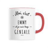 Mug - Emmy est trop Géniale - 6 Coloris - Cadeau Original - Cadeau Personnalisable - Cadeaux-Positifs.com -Unique-Blanc-