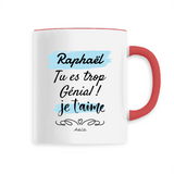Mug - Raphaël je t'aime - 6 Coloris - Cadeau Tendre & Original - Cadeau Personnalisable - Cadeaux-Positifs.com -Unique-Blanc-