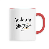 Mug - Audouin au Top - 6 Coloris - Cadeau Original - Cadeau Personnalisable - Cadeaux-Positifs.com -Unique-Blanc-