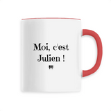 Mug - Moi c'est Julien - 6 Coloris - Cadeau Original - Cadeau Personnalisable - Cadeaux-Positifs.com -Unique-Blanc-