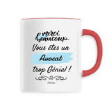 Mug - Merci Avocat - 6 Coloris - Cadeau Original - Cadeau Personnalisable - Cadeaux-Positifs.com -Unique-Blanc-