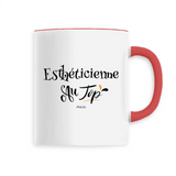 Mug - Esthéticienne au Top - 6 Coloris - Cadeau Original - Cadeau Personnalisable - Cadeaux-Positifs.com -Unique-Blanc-
