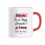 Mug - Bibiche je t'aime - 6 Coloris - Cadeau Tendre & Original - Cadeau Personnalisable - Cadeaux-Positifs.com -Unique-Blanc-
