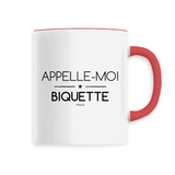 Mug - Appelle-moi Biquette - 6 Coloris - Cadeau Original - Cadeau Personnalisable - Cadeaux-Positifs.com -Unique-Blanc-