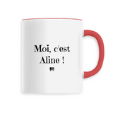 Mug - Moi c'est Aline - 6 Coloris - Cadeau Original - Cadeau Personnalisable - Cadeaux-Positifs.com -Unique-Blanc-