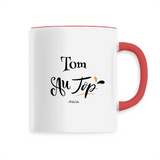 Mug - Tom au Top - 6 Coloris - Cadeau Original - Cadeau Personnalisable - Cadeaux-Positifs.com -Unique-Blanc-