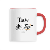 Mug - Tatie au Top - 6 Coloris - Cadeau Original - Cadeau Personnalisable - Cadeaux-Positifs.com -Unique-Blanc-