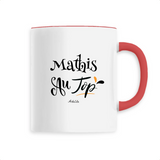 Mug - Mathis au Top - 6 Coloris - Cadeau Original - Cadeau Personnalisable - Cadeaux-Positifs.com -Unique-Blanc-