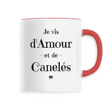 Mug - Amour et Canelés - 6 Coloris - Cadeau Original - Cadeau Personnalisable - Cadeaux-Positifs.com -Unique-Blanc-