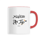 Mug - Maître au Top - 6 Coloris - Cadeau Original - Cadeau Personnalisable - Cadeaux-Positifs.com -Unique-Blanc-