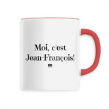 Mug - Moi c'est Jean-François - 6 Coloris - Cadeau Original personnalisé - Cadeau Personnalisable - Cadeaux-Positifs.com -Unique-Blanc-
