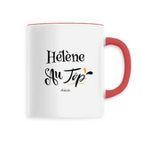 Mug - Hélène au Top - 6 Coloris - Cadeau Original - Cadeau Personnalisable - Cadeaux-Positifs.com -Unique-Blanc-