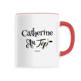 Mug - Catherine au Top - 6 Coloris - Cadeau Original - Cadeau Personnalisable - Cadeaux-Positifs.com -Unique-Blanc-