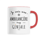 Mug - Une Ambulancière trop Géniale - 6 Coloris - Cadeau Original - Cadeau Personnalisable - Cadeaux-Positifs.com -Unique-Blanc-