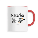 Mug - Natacha au Top - 6 Coloris - Cadeau Original - Cadeau Personnalisable - Cadeaux-Positifs.com -Unique-Blanc-