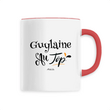 Mug - Guylaine au Top - 6 Coloris - Cadeau Original - Cadeau Personnalisable - Cadeaux-Positifs.com -Unique-Blanc-