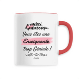 Mug - Merci Enseignante - 6 Coloris - Cadeau Original - Cadeau Personnalisable - Cadeaux-Positifs.com -Unique-Blanc-