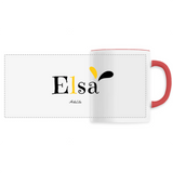 Mug - Elsa - 6 Coloris - Cadeau Original - Cadeau Personnalisable - Cadeaux-Positifs.com -Unique-Rouge-