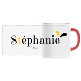 Mug - Stéphanie - 6 Coloris - Cadeau Original - Cadeau Personnalisable - Cadeaux-Positifs.com -Unique-Bleu-