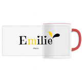 Mug - Emilie - 6 Coloris - Cadeau Original - Cadeau Personnalisable - Cadeaux-Positifs.com -Unique-Blanc-
