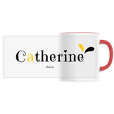 Mug - Catherine - 6 Coloris - Cadeau Original - Cadeau Personnalisable - Cadeaux-Positifs.com -Unique-Rouge-