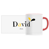 Mug - David - 6 Coloris - Cadeau Original - Cadeau Personnalisable - Cadeaux-Positifs.com -Unique-Blanc-