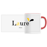 Mug - Laure - 6 Coloris - Cadeau Original - Cadeau Personnalisable - Cadeaux-Positifs.com -Unique-Rouge-