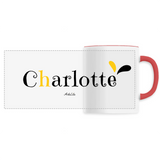 Mug - Charlotte - 6 Coloris - Cadeau Original - Cadeau Personnalisable - Cadeaux-Positifs.com -Unique-Blanc-