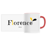 Mug - Florence - 6 Coloris - Cadeau Original - Cadeau Personnalisable - Cadeaux-Positifs.com -Unique-Rouge-
