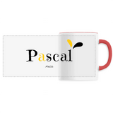 Mug - Pascal - 6 Coloris - Cadeau Original - Cadeau Personnalisable - Cadeaux-Positifs.com -Unique-Blanc-
