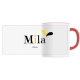 Mug - Mila - 6 Coloris - Cadeau Original - Cadeau Personnalisable - Cadeaux-Positifs.com -Unique-Blanc-