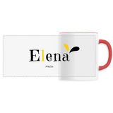 Mug - Elena - 6 Coloris - Cadeau Original - Cadeau Personnalisable - Cadeaux-Positifs.com -Unique-Blanc-