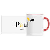 Mug - Paul - 6 Coloris - Cadeau Original - Cadeau Personnalisable - Cadeaux-Positifs.com -Unique-Blanc-