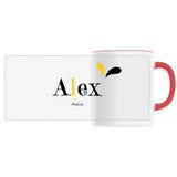 Mug - Alex - 6 Coloris - Cadeau Original - Cadeau Personnalisable - Cadeaux-Positifs.com -Unique-Blanc-