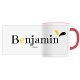 Mug - Benjamin - 6 Coloris - Cadeau Original - Cadeau Personnalisable - Cadeaux-Positifs.com -Unique-Blanc-