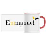 Mug - Emmanuel - 6 Coloris - Cadeau Original - Cadeau Personnalisable - Cadeaux-Positifs.com -Unique-Blanc-