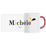 Mug - Michèle - 6 Coloris - Cadeau Original - Cadeau Personnalisable - Cadeaux-Positifs.com -Unique-Blanc-