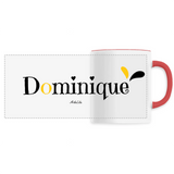 Mug - Dominique - 6 Coloris - Cadeau Original - Cadeau Personnalisable - Cadeaux-Positifs.com -Unique-Blanc-