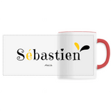 Mug - Sébastien - 6 Coloris - Cadeau Original - Cadeau Personnalisable - Cadeaux-Positifs.com -Unique-Blanc-