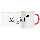 Mug - Muriel - 6 Coloris - Cadeau Original - Cadeau Personnalisable - Cadeaux-Positifs.com -Unique-Blanc-