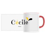Mug - Cécile - 6 Coloris - Cadeau Original - Cadeau Personnalisable - Cadeaux-Positifs.com -Unique-Blanc-