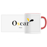 Mug - Oscar - 6 Coloris - Cadeau Original - Cadeau Personnalisable - Cadeaux-Positifs.com -Unique-Rouge-