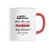 Mug - Merci, vous êtes une Anesthésiste trop Géniale - 6 Coloris - Cadeau Personnalisable - Cadeaux-Positifs.com -Unique-Blanc-